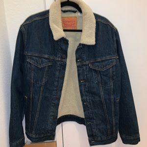 Levi’s Sherpa Jean Jacket, Medium